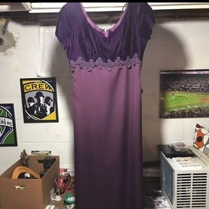 Alfred Angelo Purple dress